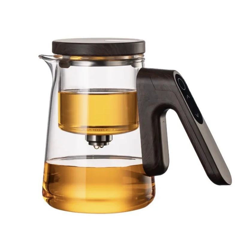 Типот из термостойкого стекла с таймером